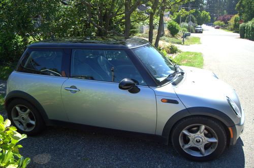 2002 silver mini cooper, manual transmission with 66k