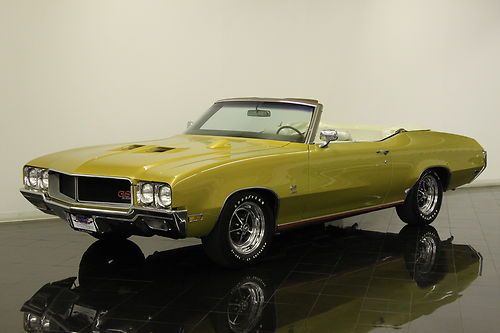 1970 buick gs455 skylark convertible 455ci v8 automatic a/c many options