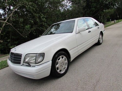 1995 s320 one owner clean autocheck books &amp; records garage kept florida pristine