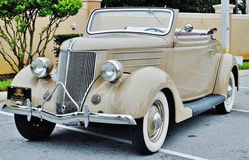Magnificent simply beautiful 1936 ford convertible rumble seat restored stunning