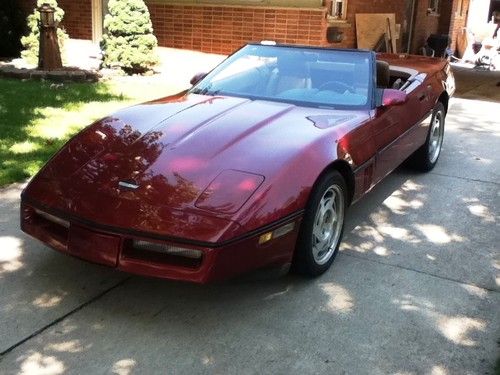 1990 chevrolet corvette base convertible 2-door 5.7l