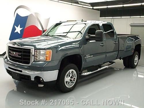 2008 gmc sierra 3500hd slt diesel drw leather nav 15k texas direct auto