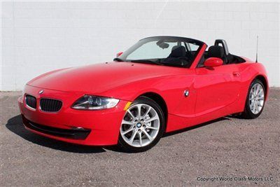 2008 bmw z4 3.0i convertible red auto warranty 05 06 07 09 10 z3 z4 328i 335i m3