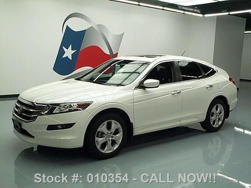 2010 honda accord crosstour exl sunroof htd leather 41k texas direct auto