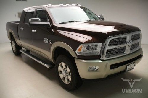 2014 srw laramie longhorn mega 4x4 navigation sunroof leather heated v8 diesel