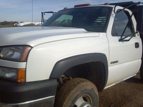 2005 chevrolet silverado 3500 work truck v8 vortex motor 4x4 dump bed 37k miles