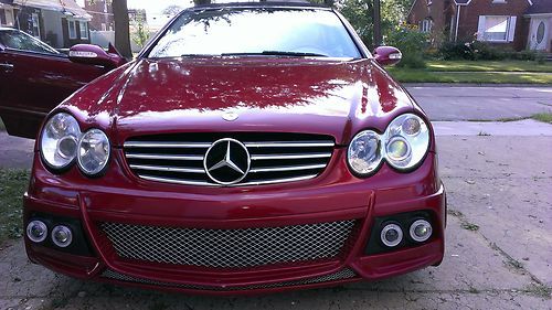 05 mercedes-benz clk 500 amg,convertible,70k,navigationxenon,lthr,halo fog,clean