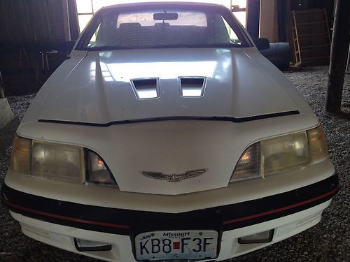 1988 ford thunderbird turbo sedan 2-door 2.3l