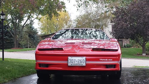 1986 trans am firebird - red - original owner