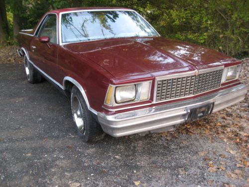 Classic 1978 chevrolet el camino good car storage sale save - salvage save $$$