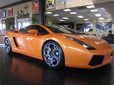 04 gallardo coupe e-gear only 9k miles orange