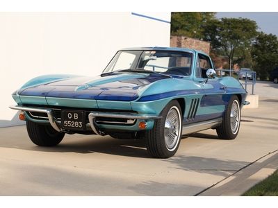1965 corvette documented export fuel injected coupe