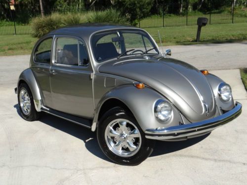 Restored clean beetle low mileage bug four speed new wheels and tires!!