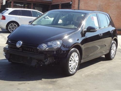 2013 volkswagen golf 2.5l pzev damaged salvage runs! economical only 10k miles!!