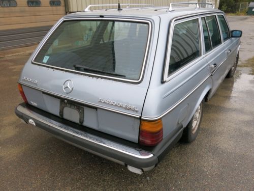 1984 Mercedes 300 TDT TURBO DIESEL WAGON WELL MAINTAINED NO RESERVE **READ**, image 5