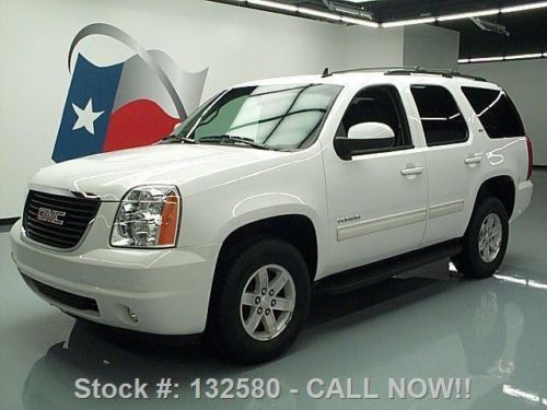 2012 gmc yukon slt 4x4 htd leather rear cam dvd 60k mi texas direct auto