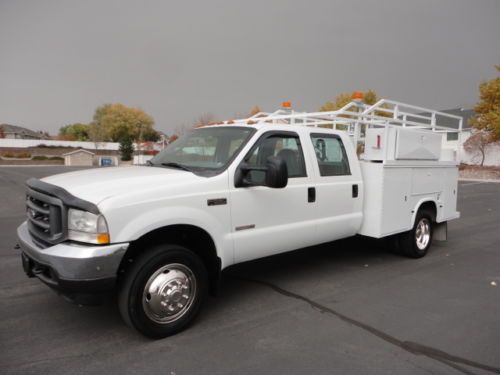 Ford f550,crew,diesel,2wd,utility truck,clean,no reserve!!