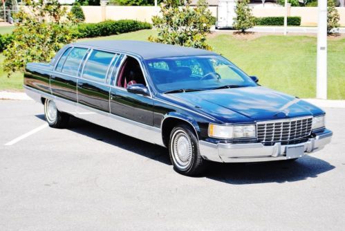 Absolutly pristine just 71522 ks 95 cadillac fleetwood limousine original mint