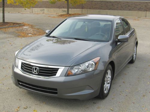 2009 honda accord lx-p sedan 4-door 2.4l no reserve 1-owner 07 08 09 chicago