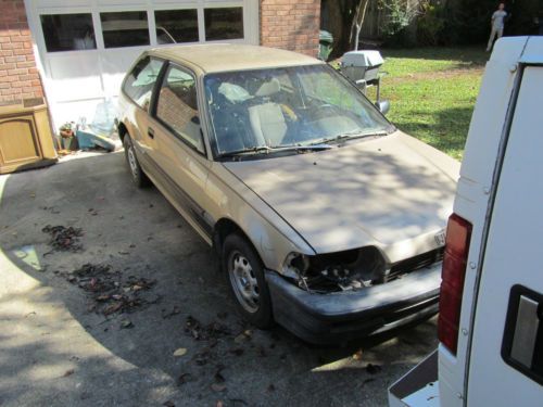 1990 honda civic dx hatchback five-speed parts project car