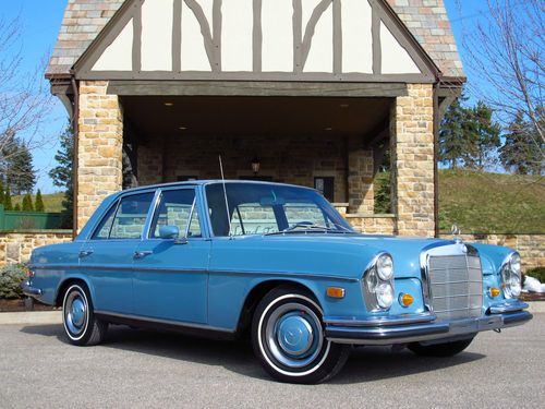 1968 mercedes 250s one-owner s-class w108 body, clean and original, low miles