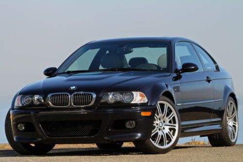 One owner 2002 bmw m3 e46 carbon blk 86k mi all orig/stock. wind sticker no resv