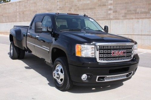 2011 gmc sierra denali 4x4 black on black dually flawless! we finance!