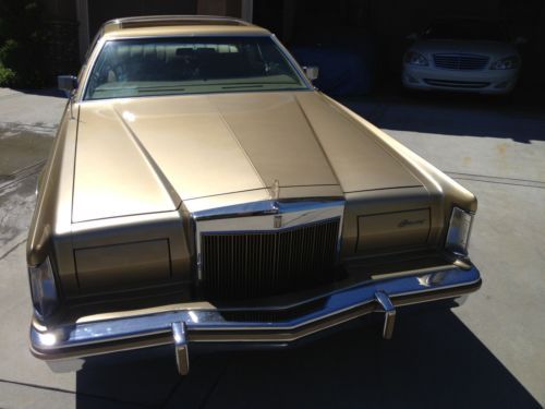 1978 lincoln mark v diamond jubilee designer series gold