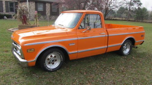 1968 gmc custom short box pickup truck hot rod lowered b&amp;m blower