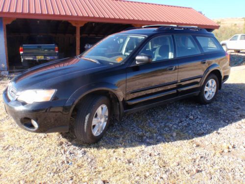 2005 subaru  outback i wagon 4-door, 2.5l, black, condition good, sport shift