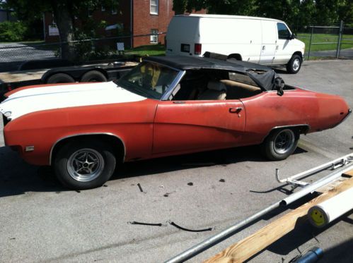 1969 buick skylark gs custom convertible 2-door 6.6l, 400 turbo, 3:42 posi.