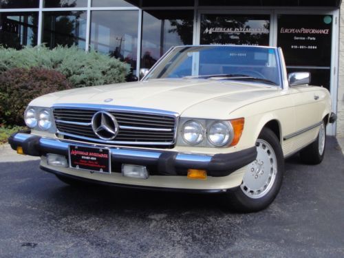 1986 mercedes benz 560sl 49k all original paint and interior