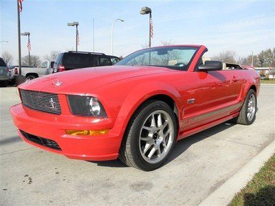 Gt350 convertible red coupe low miles one owner leather clean title finance air