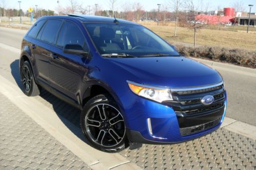 2013 ford edge sel/no reserve/awd/nav/htd/pano/20&#039;s/camera/tints/salvage/rebuilt