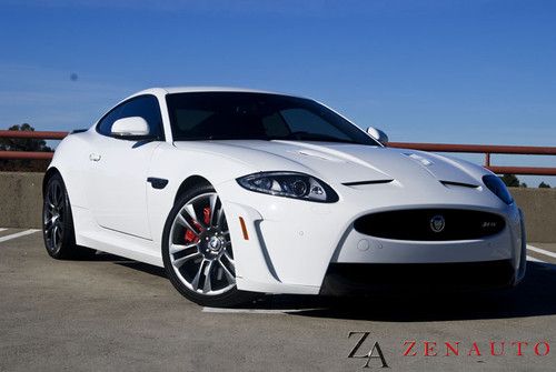 2012 jaguar xkr-s xk r-s supercharged 550+hp polaris white msrp $132k video