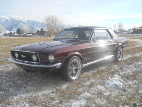 1968 67 pro touring restored mustang, eleanor wheels,  5.0l efi, power steering