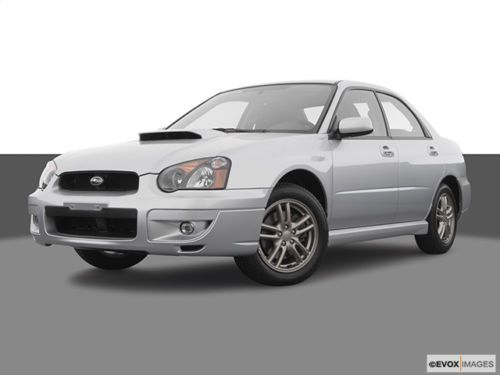 2005 subaru impreza wrx sedan 4-door 2.0l