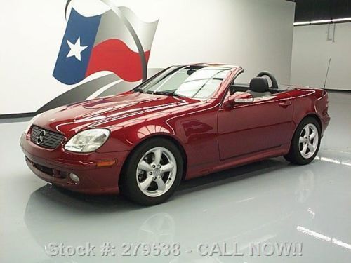 2003 mercedes-benz slk320 hard top auto htd seats 35k!! texas direct auto