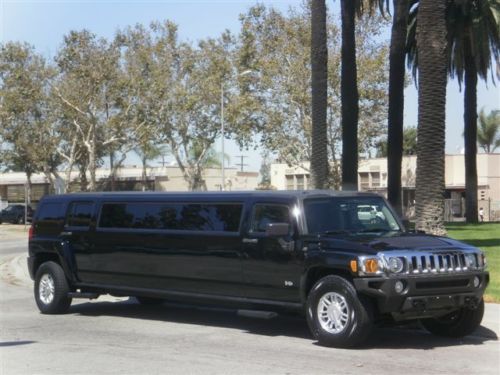 2007 black 140-inch hummer limousine for sale #1485