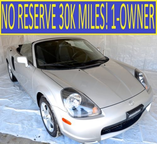 No reserve 30k 1-owner 5-spd manual boxster z3 slk230 rare mrs mr-2 spyder 01 03