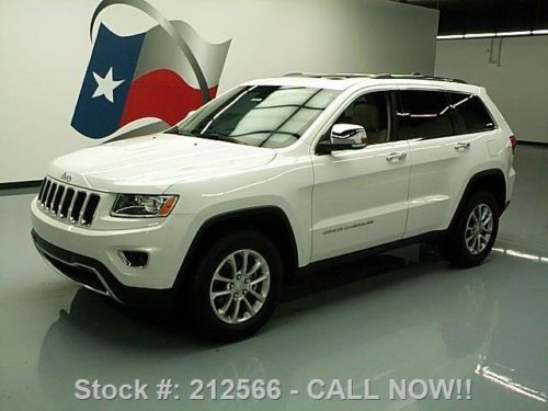 2014 jeep grand cherokee limited 4x4 sunroof nav 17k mi texas direct auto