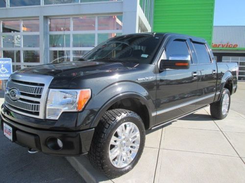 F150 black leather nav roof 20 inch wheels luxury pkg 4x4 4 door v8 4wd ac seat