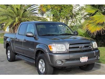 2005 toyota tundra 4x4 double cab limitied/dvd system clean tow package