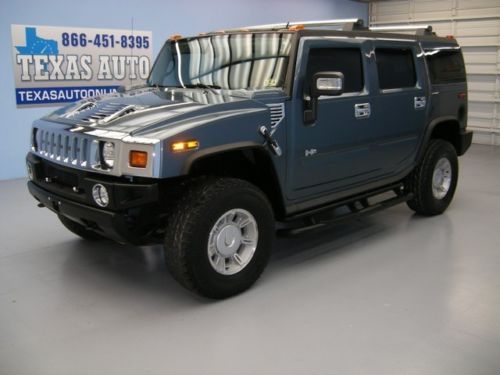 We finance!!  2007 hummer h2 4x4 auto roof heated leather bose onstar texas auto