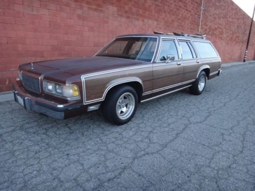 1990 mercury colony park ls grand marquis woody station wagon 5.0l runs great!