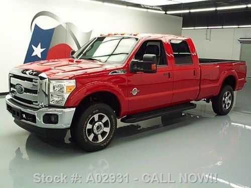 2013 ford f-350 lariat crew 4x4 diesel nav rear cam 46k texas direct auto