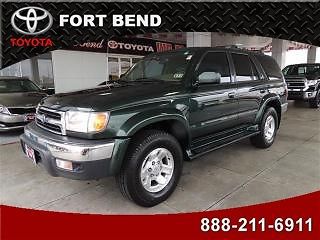 2000 toyota 4runner sr5 3.4l auto abs alloy cd cruise bags power moonroof