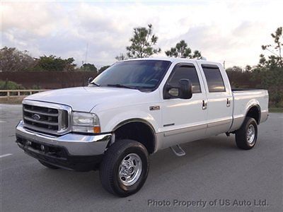 2002 ford f250 lariat 7.3l turbo diesel v8 4x4 florida truck tow package f 250