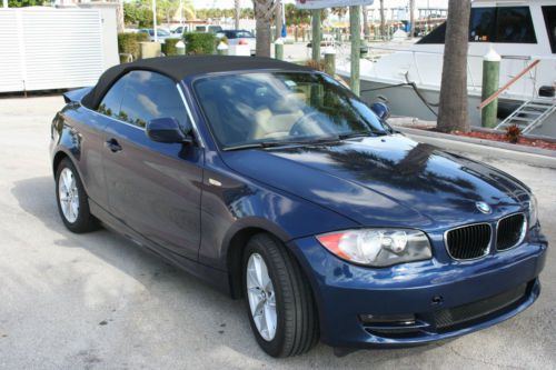 2011 bmw 128i convertible 2-door 3.0l rebuildable salvage