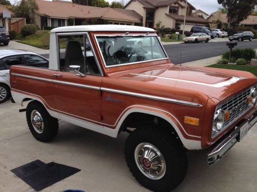 1974 ford bronco 1/2 cab